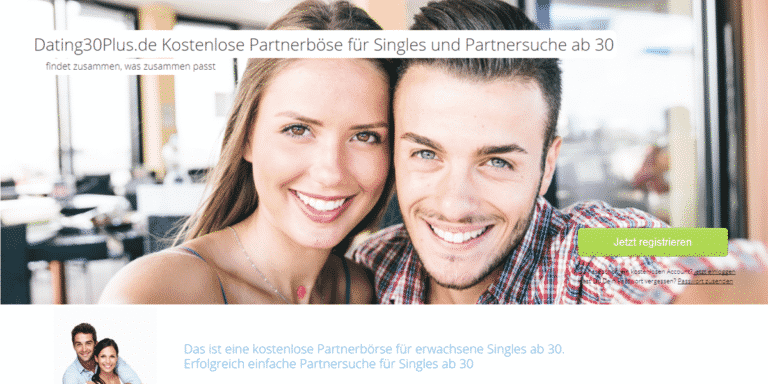 Ist dating30plus kostenlos
