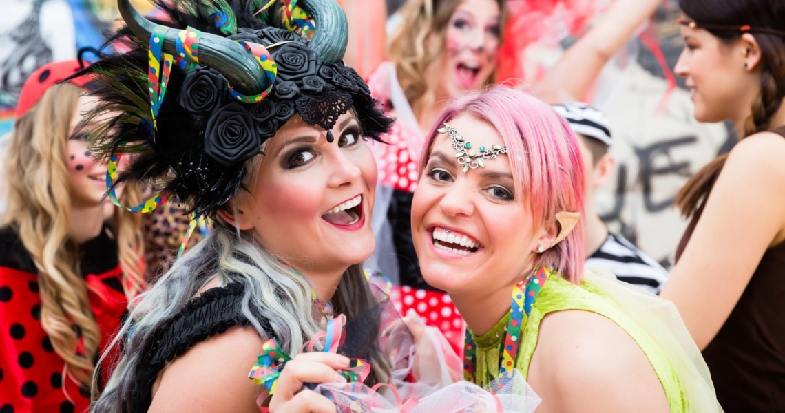 Flirten an Karneval und Fasnacht