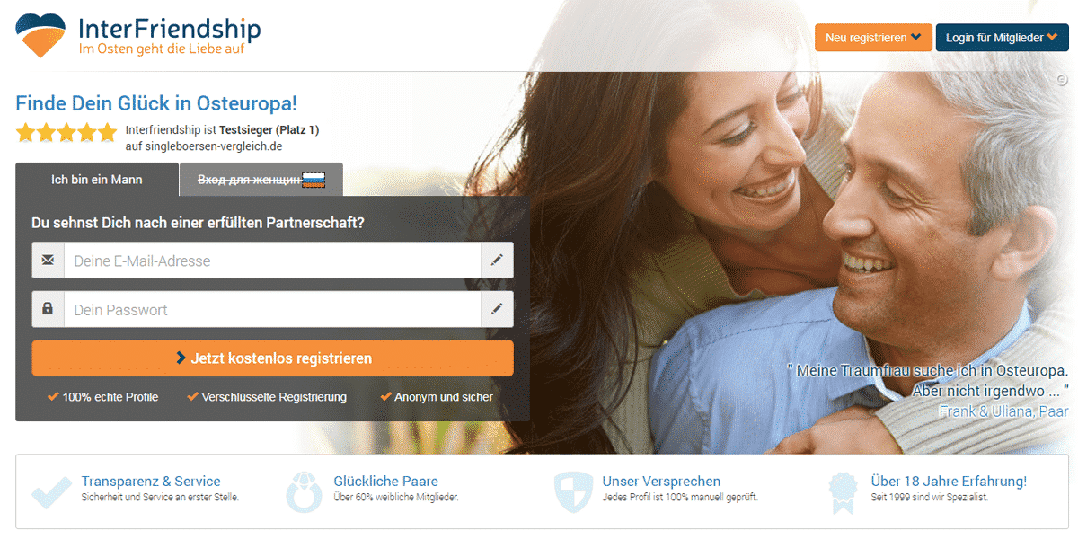 InterFriendship.de Startseite