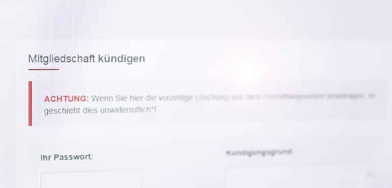 Kündigung mitgliedschaft single.de