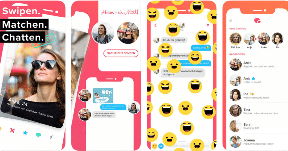 Chat-bildschirm dating-app